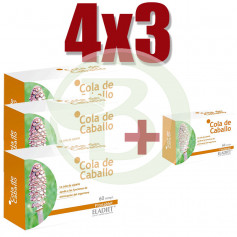 Pack 4x3 Cola de Caballo 60 Comprimidos Eladiet