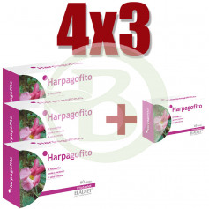 Pack 4x3 Harpagofito 60 Comprimidos Eladiet