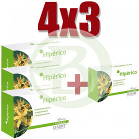 Pack 4x3 Hipericón 60 Comprimidos Eladiet