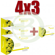 Pack 4x3 Hinojo 60 Comprimidos Eladiet