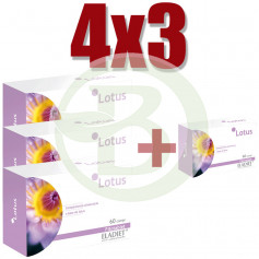Pack 4x3 Lotus 60 Comprimidos Eladiet