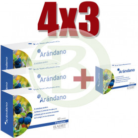 Pack 4x3 Arándano 60 Comprimidos Eladiet