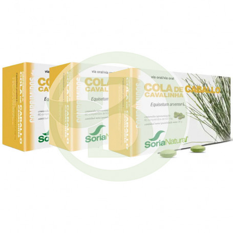 Pack 3x2 Cola de Caballo 60 Comprimidos Soria Natural