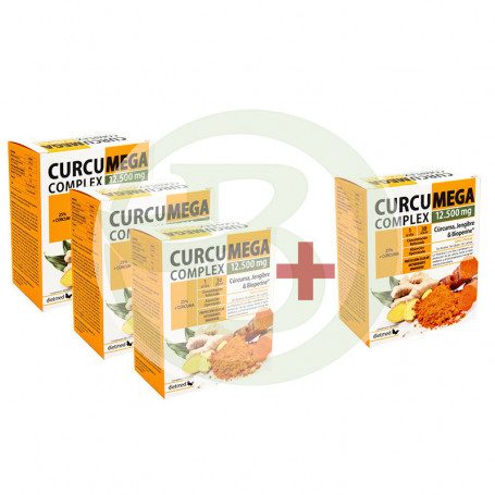 Pack 4x3 Curcumega Complex 30 Sticks Dietmed
