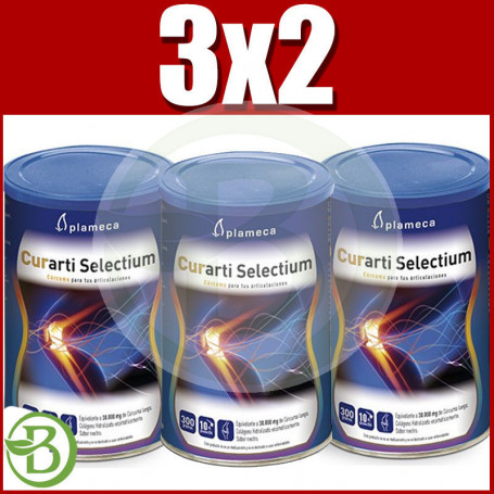 Pack 3x2 Curarti Selectium 300Gr. Plameca