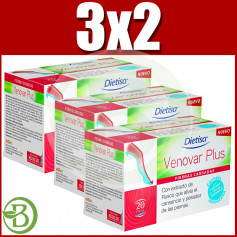Pack 3x2 Venovar Plus 20 Viales Dietisa