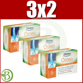 Pack 3x2 Osteo 96 Comprimidos Dietisa