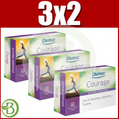 Pack 3x2 Courage 48 Comprimidos Dietisa