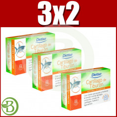 Pack 3x2 Cartílago De Tiburón 48 Comprimidos Dietisa