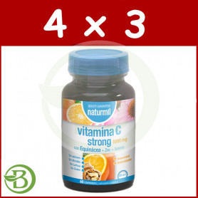 Pack 4x3 Vitamina C Strong 1000Mg 60 Comprimidos Naturmil