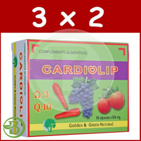 Pack 3x2 Cardiolip Golden Green 60 Cápsulas