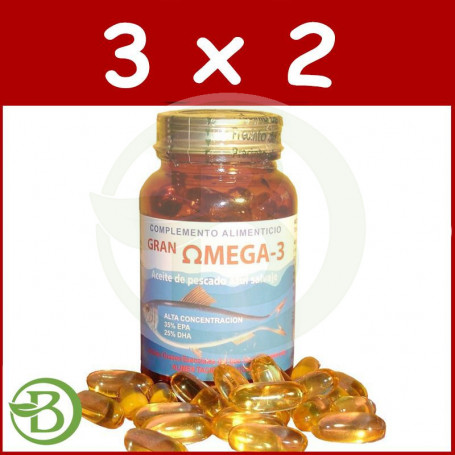 Pack 3x2 Gran Omega 3 Golden Green 60 Cápsulas