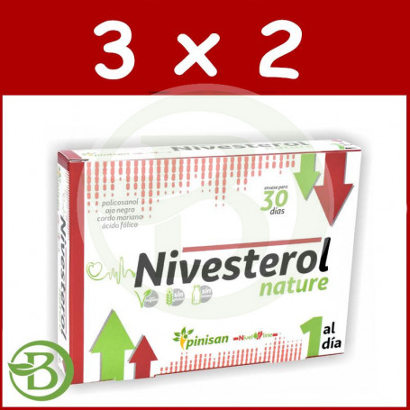 Pack 3x2 Nivesterol Nature 30 Cap. Pinisan