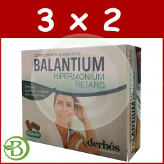 Pack 3x2 Balantium Hipermonium Retard 45 Cápsulas Derbos