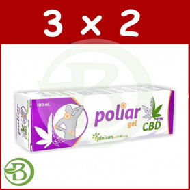 Pack 3x2 Poliar Gel Cdb 100Ml. Pinisan