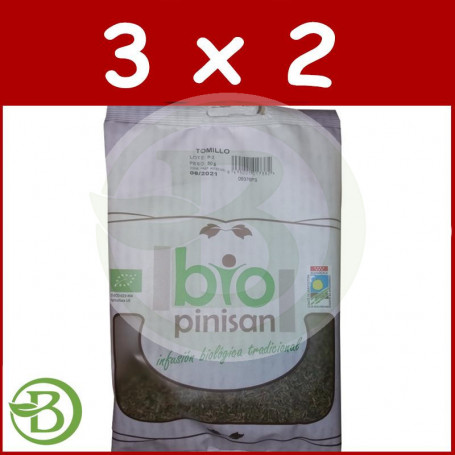 Pack 3x2 Tomillo Bio 50Gr. Pinisan