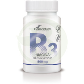 Vitamina B3 (Niacina) 1000 Mgrs. X 60 Liberacion Sostenida Soria Natural
