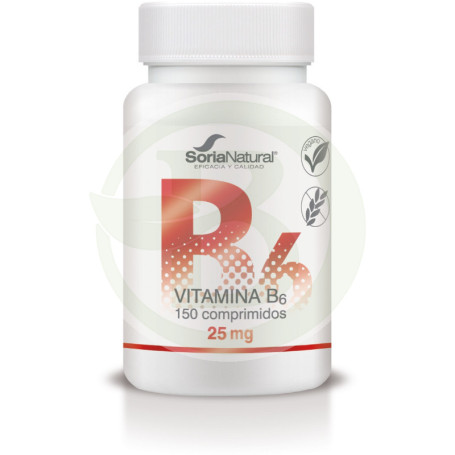 Vitamina B6 250 Mgrs. X 150 Liberacion Sostenida Soria Natural