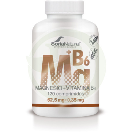 Magnesio+Vit. B6 1550Mgrs. X 120 Liberacion Sostenida Soria Natural