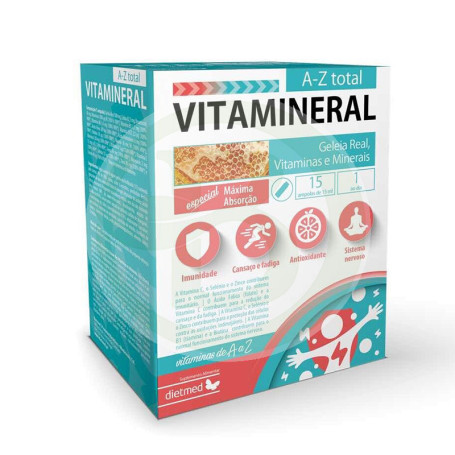 Vitamineral A-Z 15 Ampollas Dietmed
