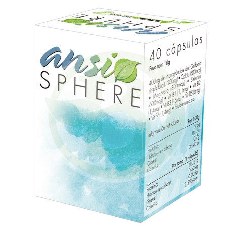 Ansiosphere 40 Capsulas Ergonat