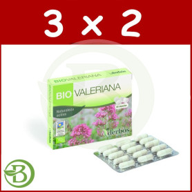 Pack 3x2 BioValeriana 30 Cápsulas Derbos