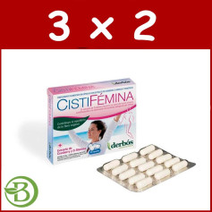 Pack 3x2 Cistifémina 30 Cápsulas Derbos
