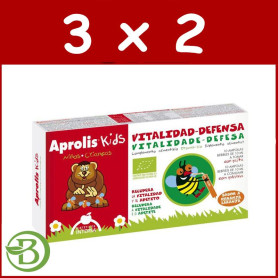 Pack 3x2 Aprolis Kids Vitalidad-Defensa BIO 10 Ampollas Intersa