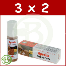 Pack 3x2 Aprolis Seni-Propol Roll-on Intersa