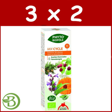 Pack 3x2 Phyto-Biopole N11 Mix-Cycle Bio 50Ml. Intersa