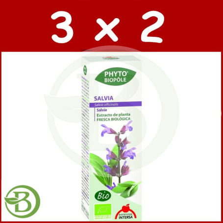 Pack 3x2 Phyto-Biopole Salvia BIO 50Ml. Intersa