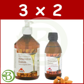 Pack 3x2 Aceite de Almendras Dulces 500Ml. Intersa