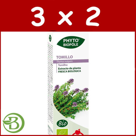 Pack 3x2 Phyto-Biopole Tomillo Bio 50Ml. Intersa