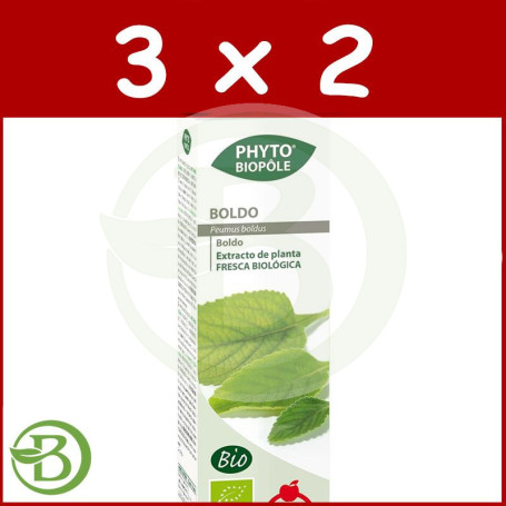 Pack 3x2 Phyto-Biopole Boldo Bio 50Ml. Intersa
