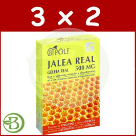 Pack 3x2 Jalea Real 500Mg. 20 Ampollas Intersa