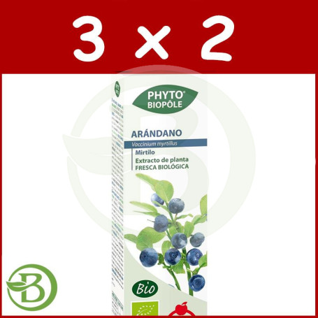 Pack 3x2 Phyto-Biopole Arándano Bio 50Ml. Intersa