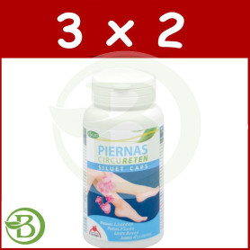 Pack 3x2 Piernas Circureten 60 Perlas Intersa