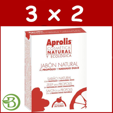 Pack 3x2 Jabon Natural Propóleo Ecocert 10Ml. Intersa