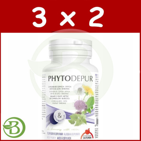 Pack 3x2 Phytodepur 60 Cápsulas Intersa