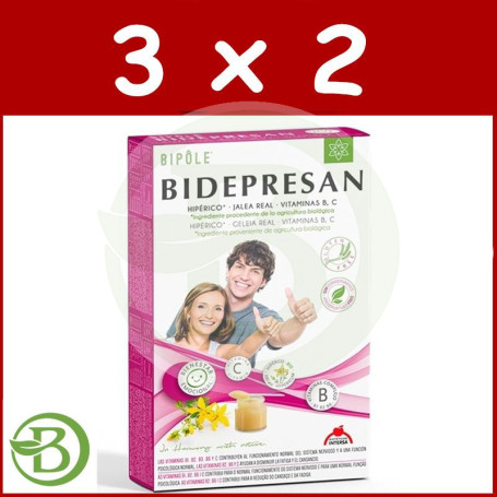 Pack 3x2 Bidepresan Bio 20 Ampollas Intersa