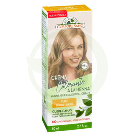 Crema Color Cabello Rubio 80Ml. Corpore Sano