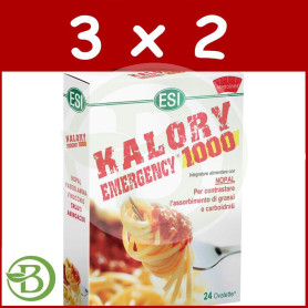 Pack 3x2 Kalory Emergency 1000 24 Tabletas ESI - Trepat Diet