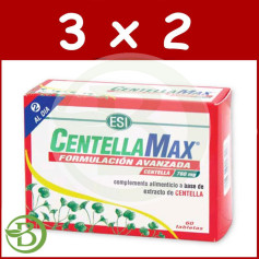 Pack 3x2 CentellaMax Formulación Avanzada 60 Tabletas ESI - Trepat Diet