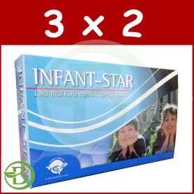 Pack 3x2 Jalea Infant Star Forte con Omega 3 Montstar