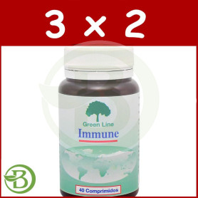 Pack 3x2 Immune 40 Comprimidos Espadiet