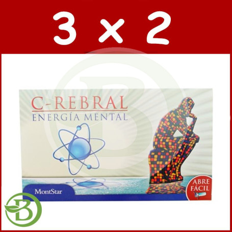Pack 3x2 C-Rebral 10 Viales Montstar
