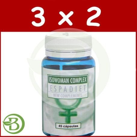 Pack 3x2 Isowoman Complex 45 Cápsulas Espadiet