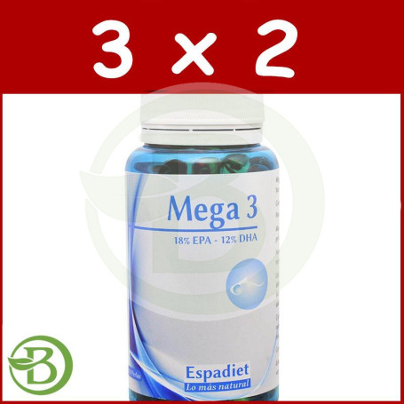 Pack 3x2 Mega 3 120 Perlas Espadiet