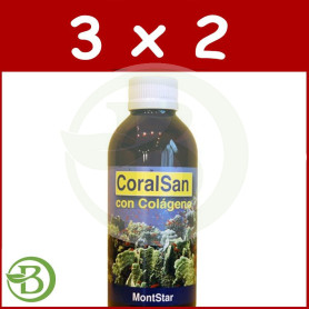 Pack 3x2 Coralsan con Colágeno Montstar