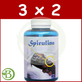 Pack 3x2 Spirulina 300 Comprimidos Espadiet